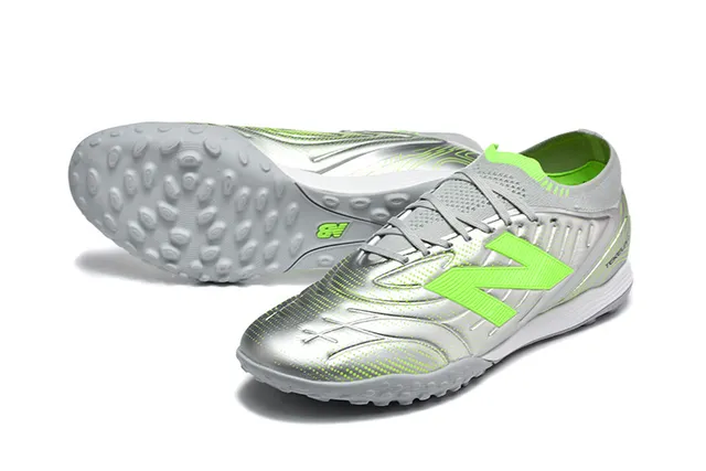 New Balance Tekela Silver Green কম-কাট সিন্থেটিক আপার মোল্ডেড আউটসোল টার্ফ সকার জুতো 6
