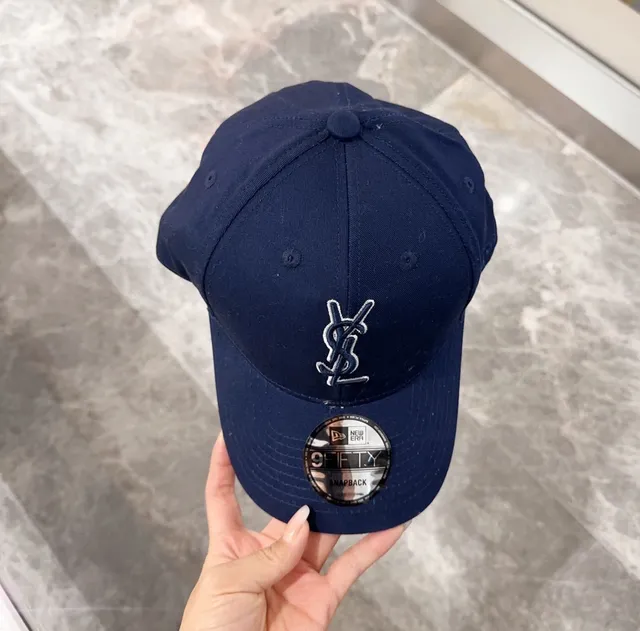 New Era 9FIFTY Snapback नेवी ब्लू इम्ब्रॉइडर्ड मोनोग्राम बेसबॉल कैप 6