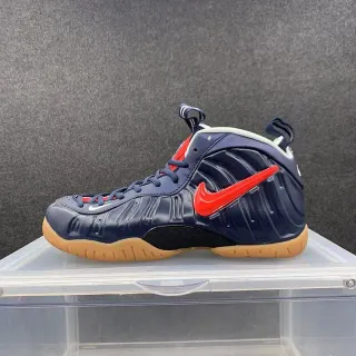 Nike Air Foamposite One Navy Red Gum बास्केटबॉल जूते