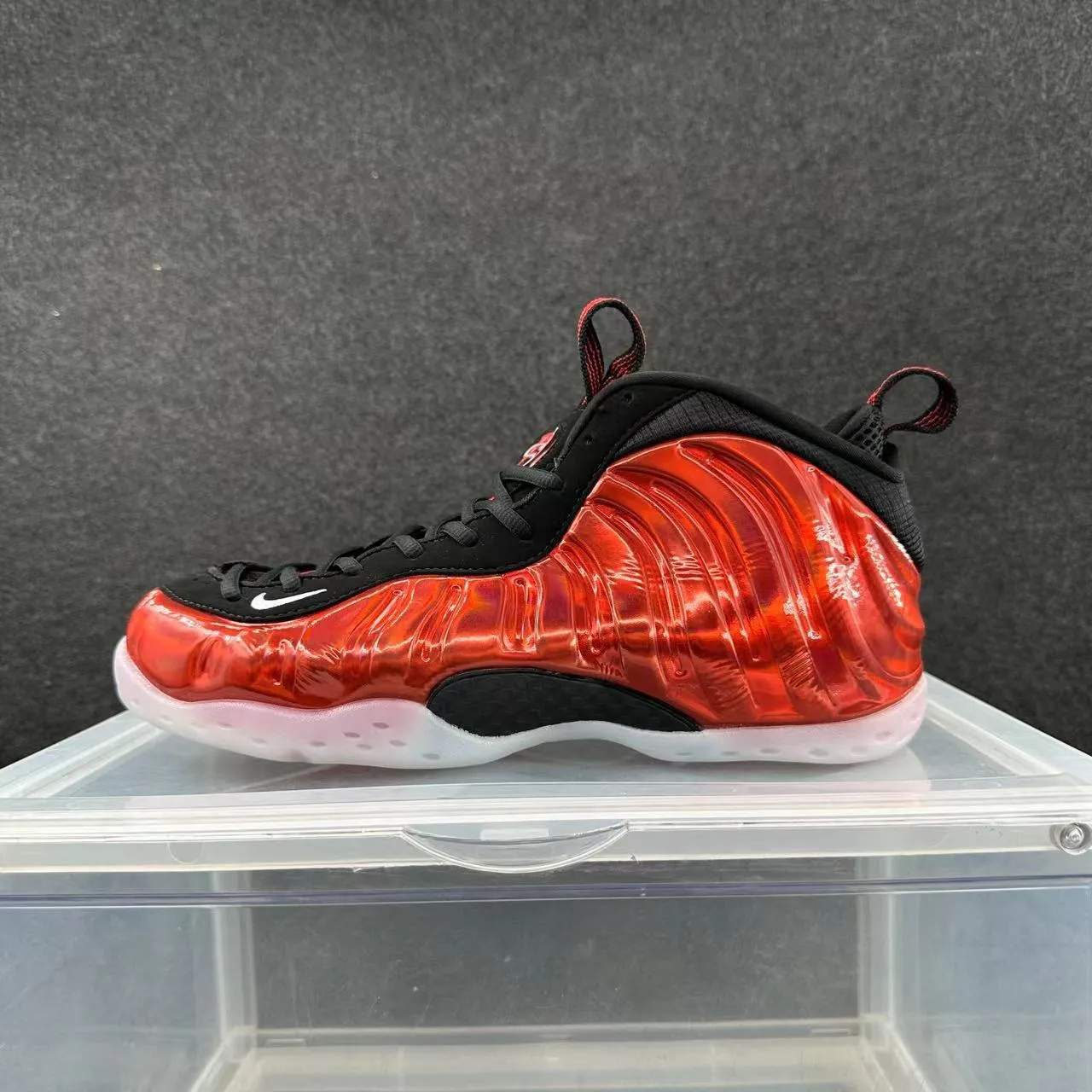 Nike Air Foamposite One 透明白黑篮球鞋 2