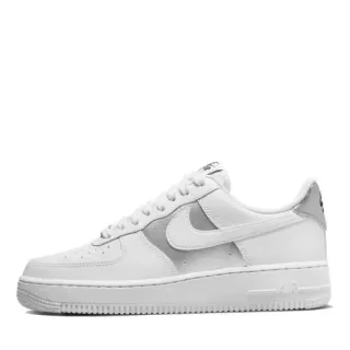 Nike Air Force 1 أحذية لايف ستايل أبيض و رمادي فاتح