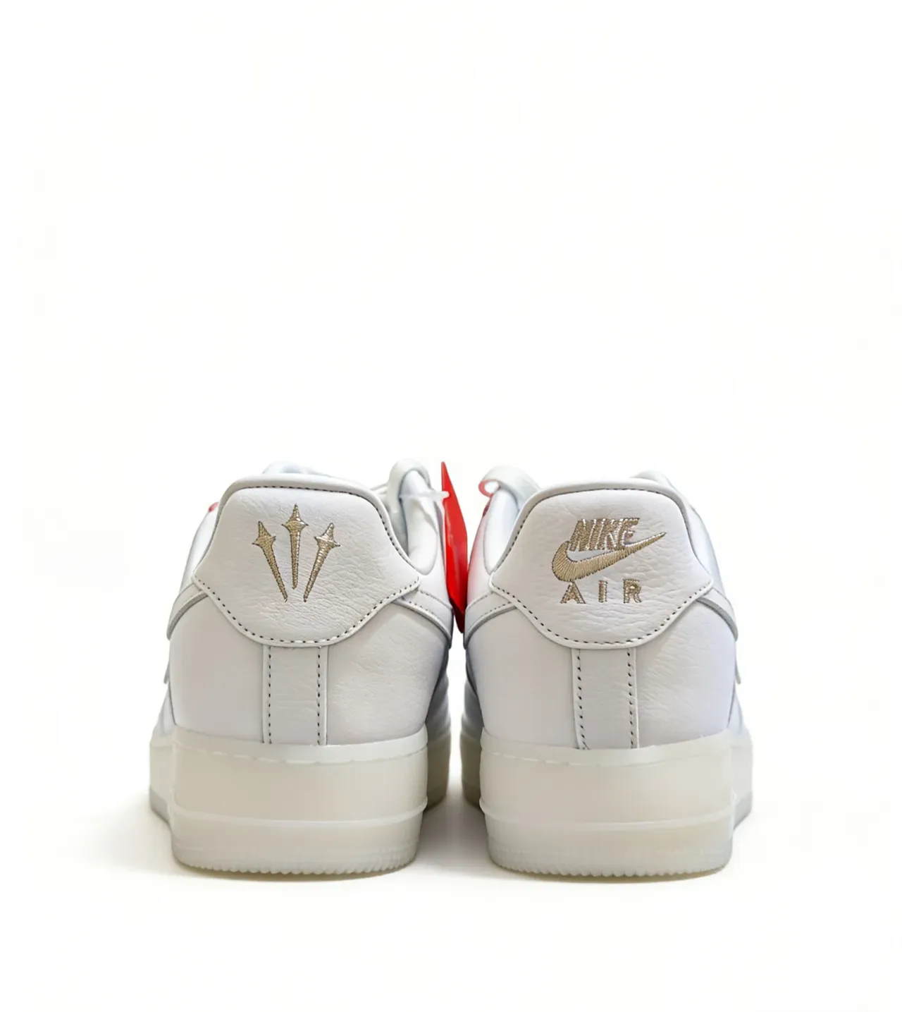 Nike Air Force 1 Chaussures Lifestyle en Cuir Blanc 2