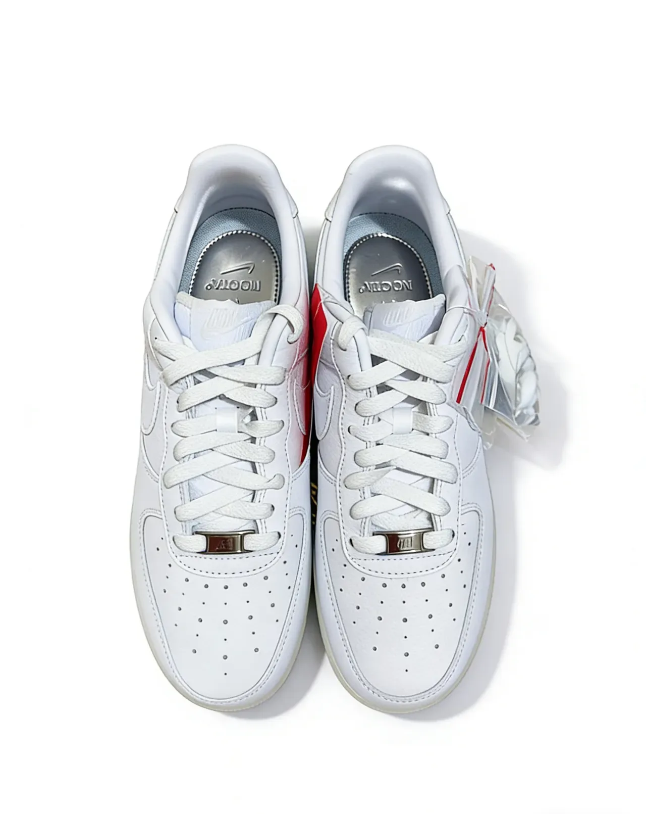 Nike Air Force 1 Chaussures Lifestyle en Cuir Blanc 4