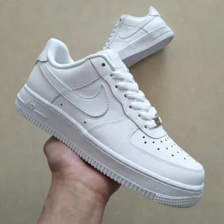 Nike Air Force 1 أبيض أحذية رياضية نمط حياة