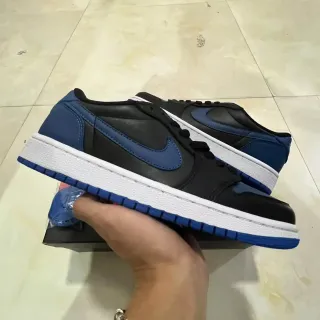 Nike Air Jordan 1 Black Royal Blue White sneakers lifestyle