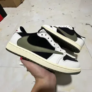 Nike Air Jordan 1 Low Olive حذاء أسلوب حياة