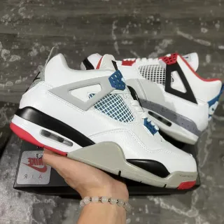 Nike Air Jordan 4 白色 黑色 红色 蓝色 篮球鞋