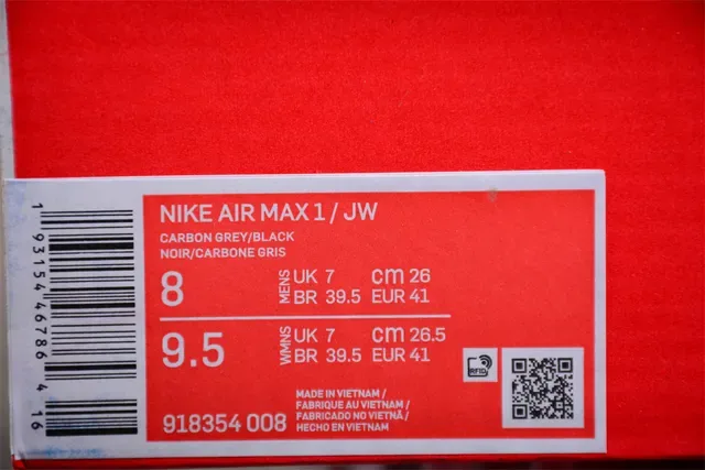 Nike Air Max 1 Light Gray and Charcoal Gray Lifestyle Sneakers 2