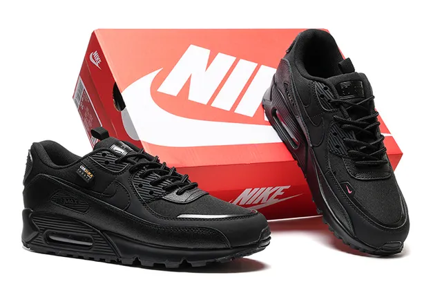Nike Air Max 90 Black Monochrome Lifestyle Sneakers 2