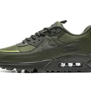 Nike Air Max 90 أخضر زيتوني أسود حذاء رياضي نمط حياة
