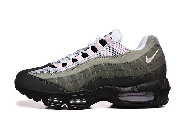 Nike Air Max 95 White Gray Black Orange Lifestyle Sneakers 21