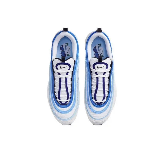 Nike Air Max 97 White and Blue Gradient Lifestyle Sneakers 6