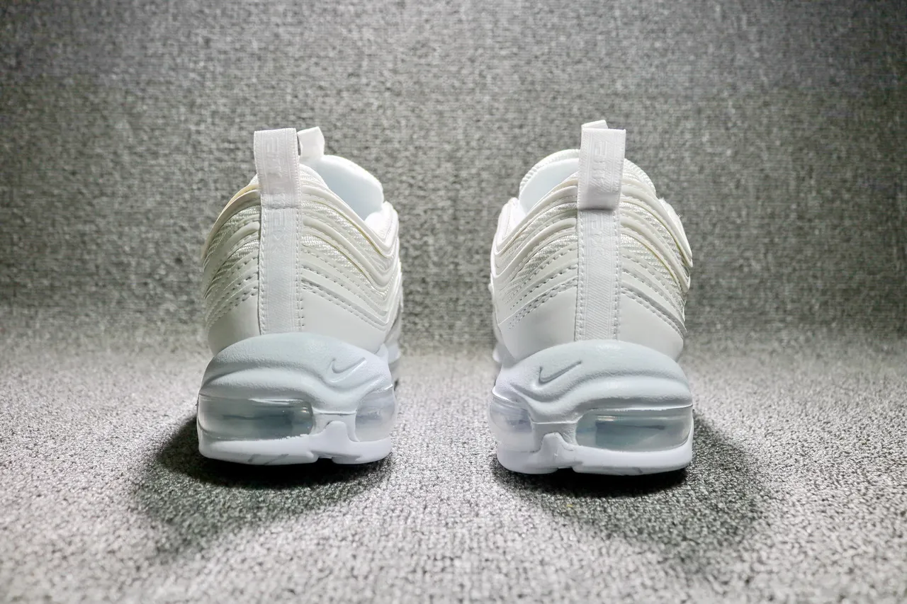 Nike Air Max 97 White Metallic Silver Lifestyle Sneakers 16