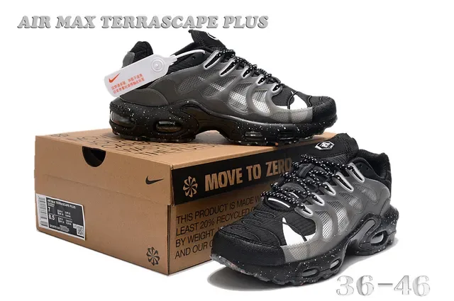 Nike Air Max Terrascape Plus Black Speckled Lifestyle Sneakers 2