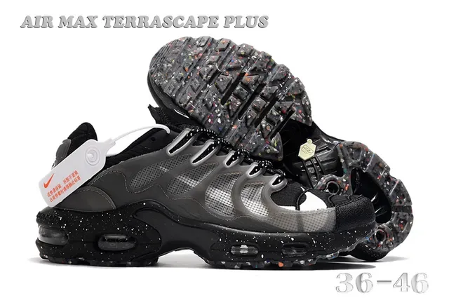 Nike Air Max Terrascape Plus Black Speckled Lifestyle Sneakers 6