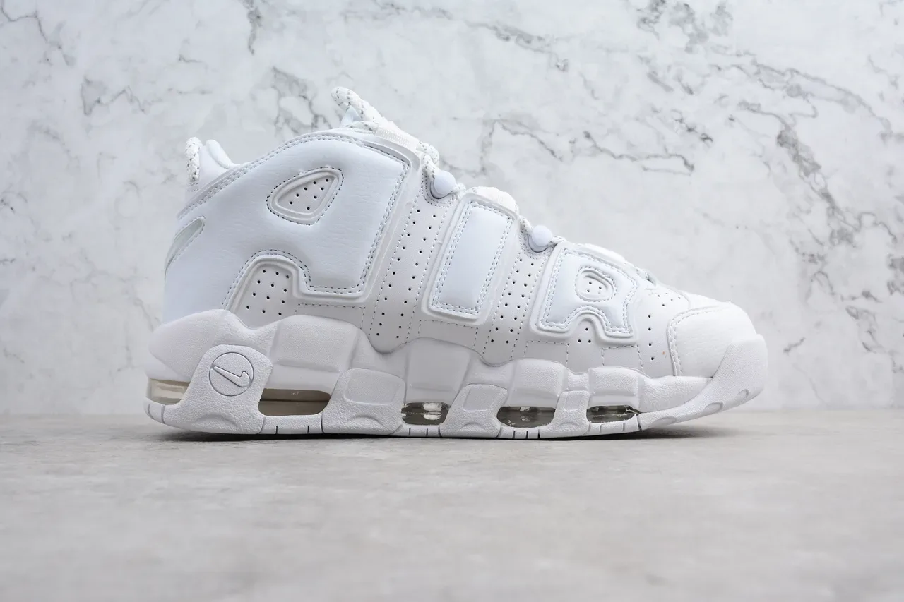 Nike Air More Uptempo 白 篮球鞋 8