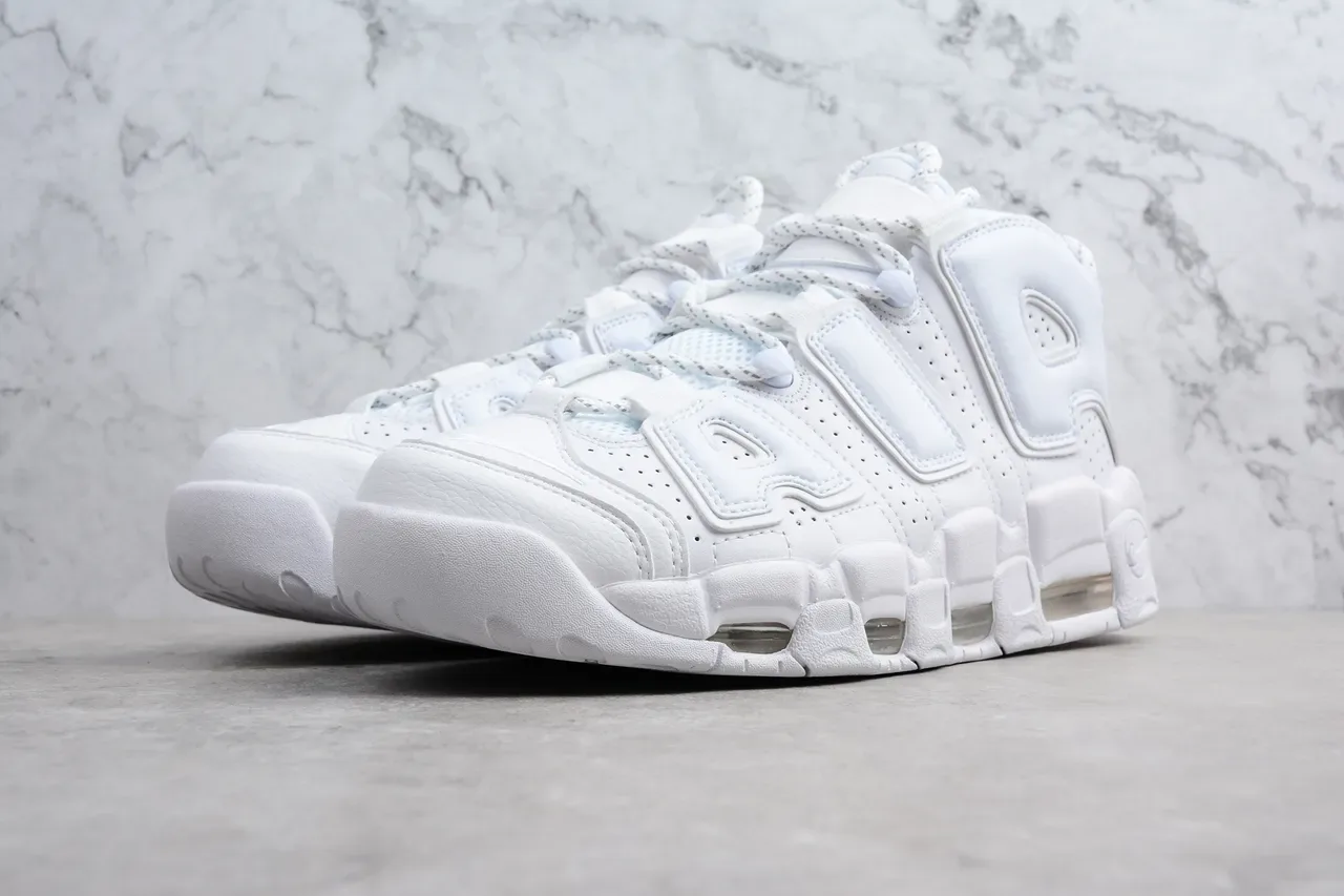 Nike Air More Uptempo 白 篮球鞋 9