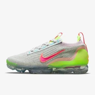 Nike Air VaporMax Plus رمادي نيون ليم وردي سنيكرز ستايل حياة