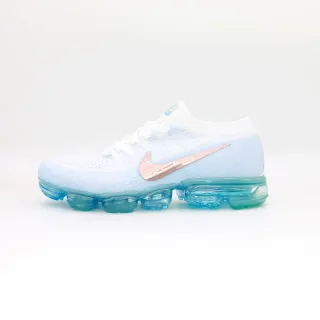 Nike Air VaporMax Blanc Bleu Clair Rose Gold Lifestyle Sneakers