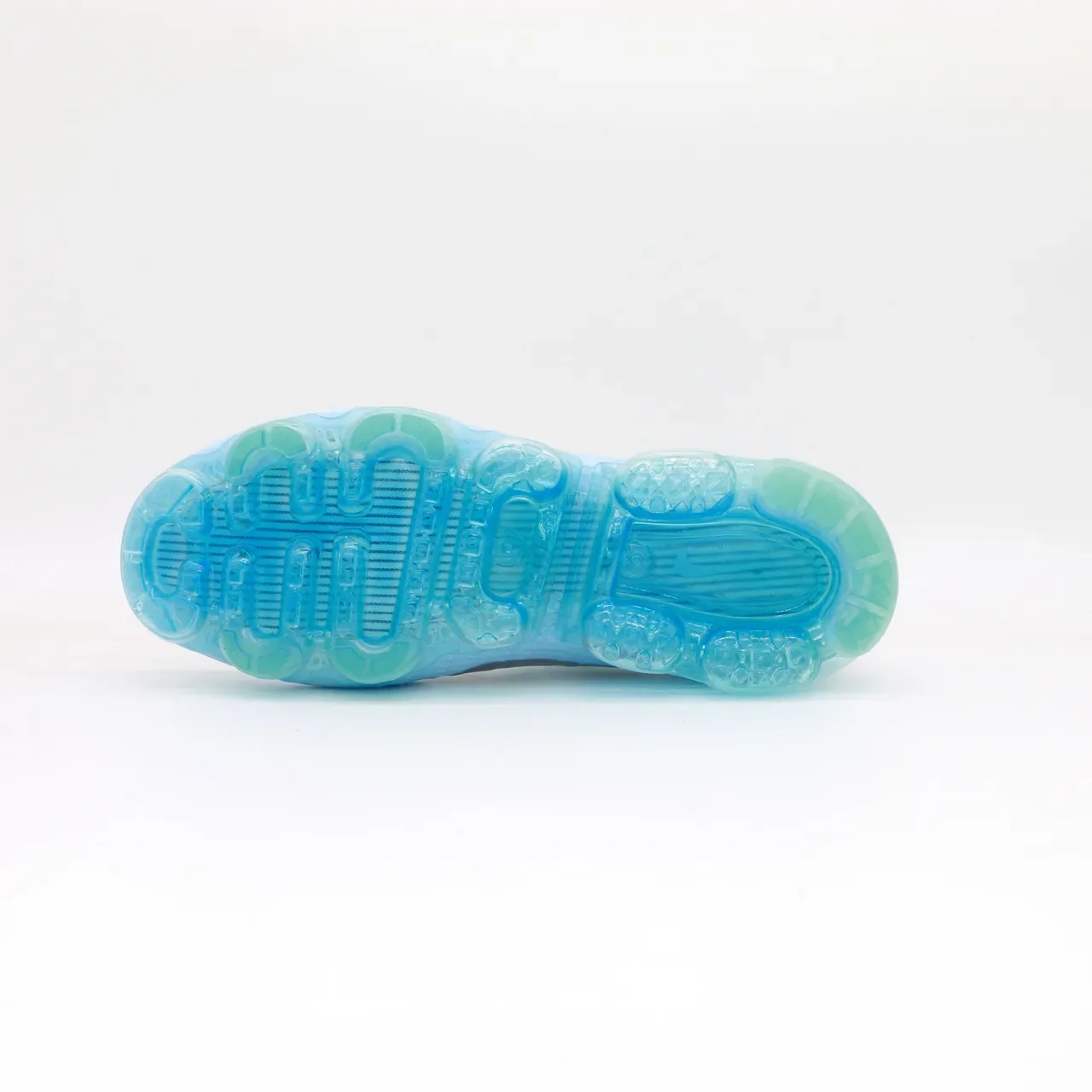 Nike Air VaporMax White Light Blue Rose Gold Lifestyle Sneakers 5