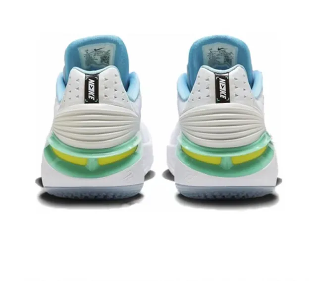 Nike Air Zoom G.T. Cut 2 أبيض أزرق فاتح أخضر نعناع حذاء كرة السلة 2