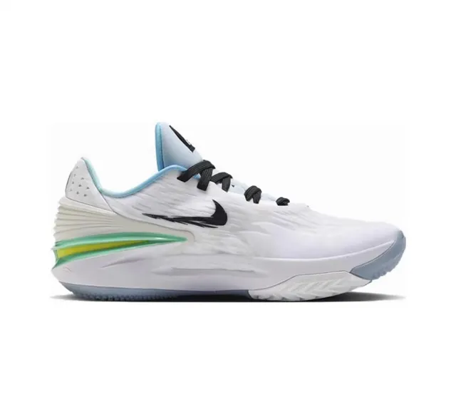 Nike Air Zoom G.T. Cut 2 أبيض أزرق فاتح أخضر نعناع حذاء كرة السلة 3