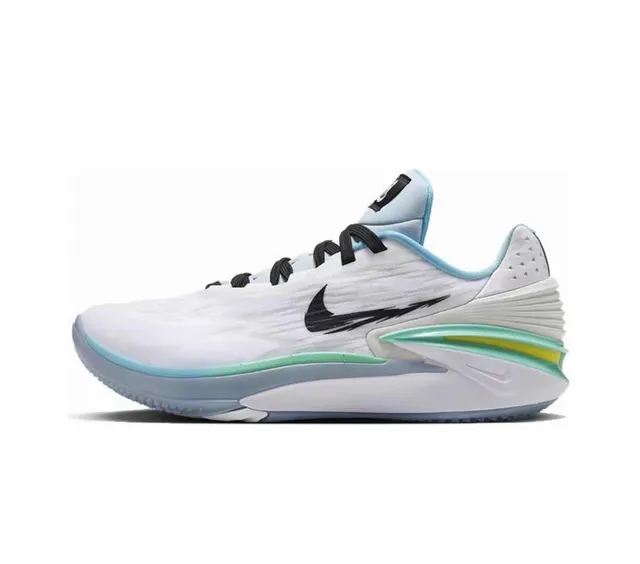 Nike Air Zoom G.T. Cut 2 أبيض أزرق فاتح أخضر نعناع حذاء كرة السلة 4