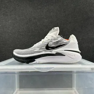 Nike Air Zoom G.T. Cut सफेद काला धारीदार जाली बास्केटबॉल जूते