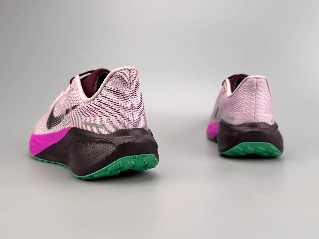 Nike Air Zoom Pegasus Pink Purple Engineered Mesh Upper Layered + React Midsole Running Shoes 4