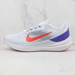 Nike Air Zoom Pegasus Branco Azul Malla Engineered Camada Superior Sobreposições Sintéticas Superpostas Tênis de Corrida