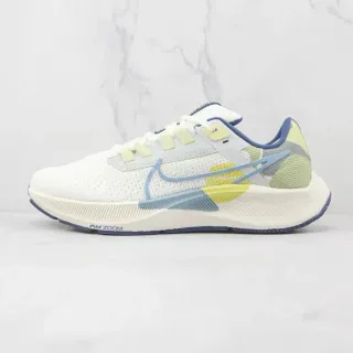 Nike Air Zoom Pegasus सफेद हल्का हरा नीला रनिंग जूते