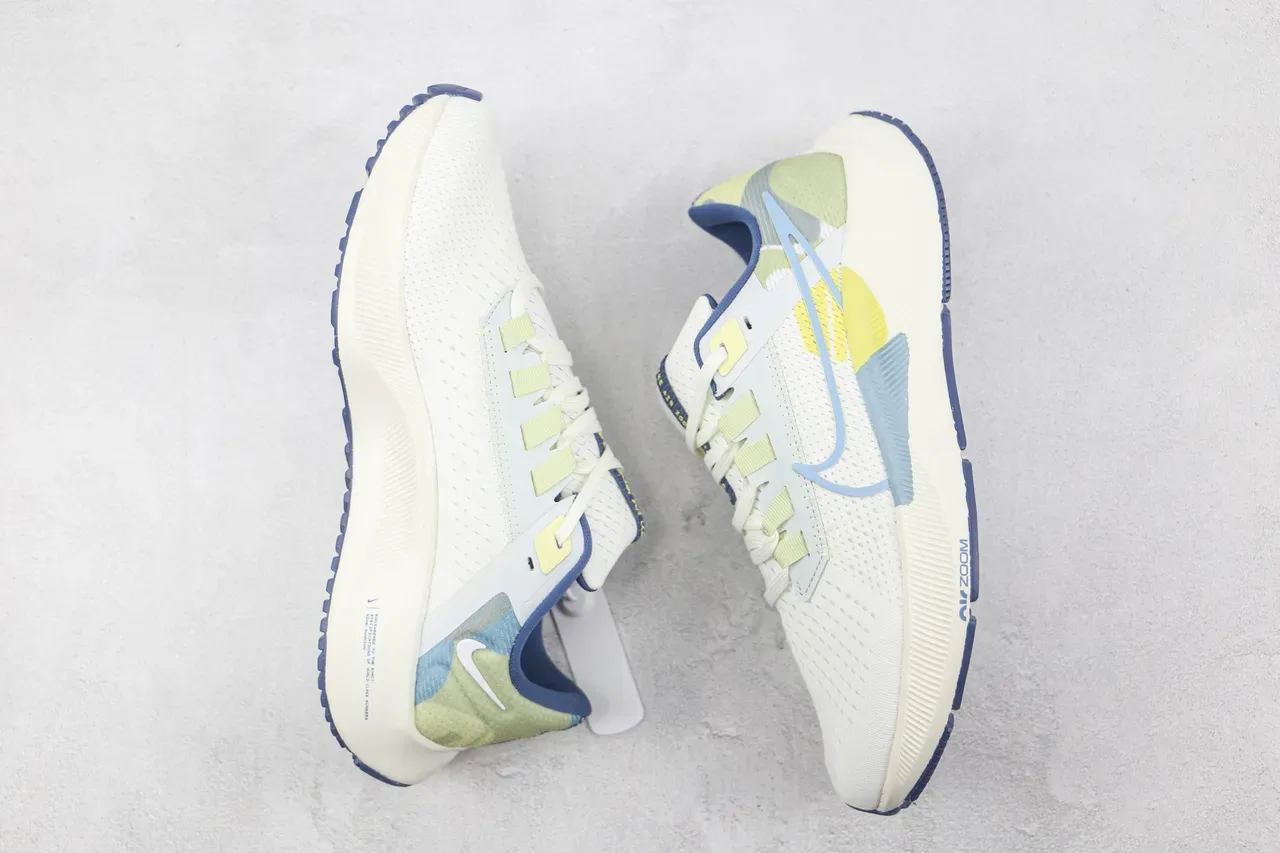Nike Air Zoom Pegasus White Light Green Blue Running Shoes 2