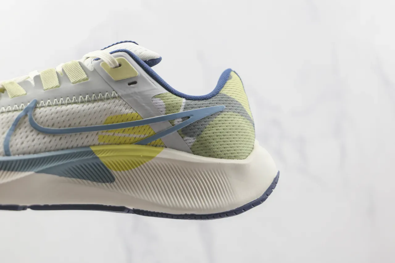 Nike Air Zoom Pegasus White Light Green Blue Running Shoes 7