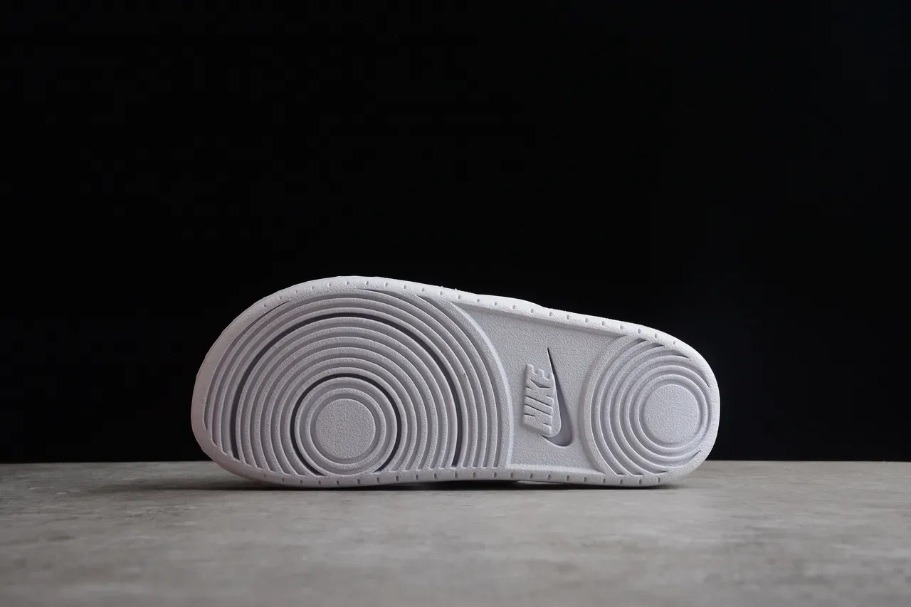 Nike Benassi JDI White and Red Slippers 9