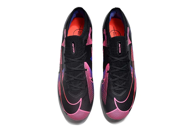 Nike Chaussures de football terrain ferme noir multicolor collet de type chaussette graphiques d'art linéaire géométrique 2