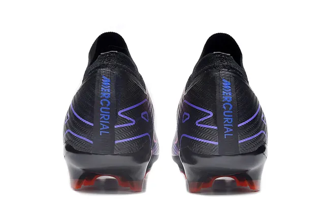 Nike Chaussures de football terrain ferme noir multicolor collet de type chaussette graphiques d'art linéaire géométrique 4
