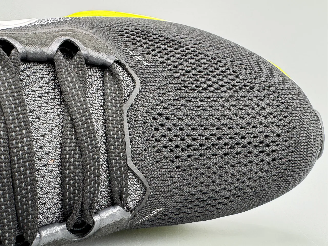 Nike Noir Jaune Matière Tressée Ingénierisée Supérieure Air Zoom Amortissement Chaussures de Course 6