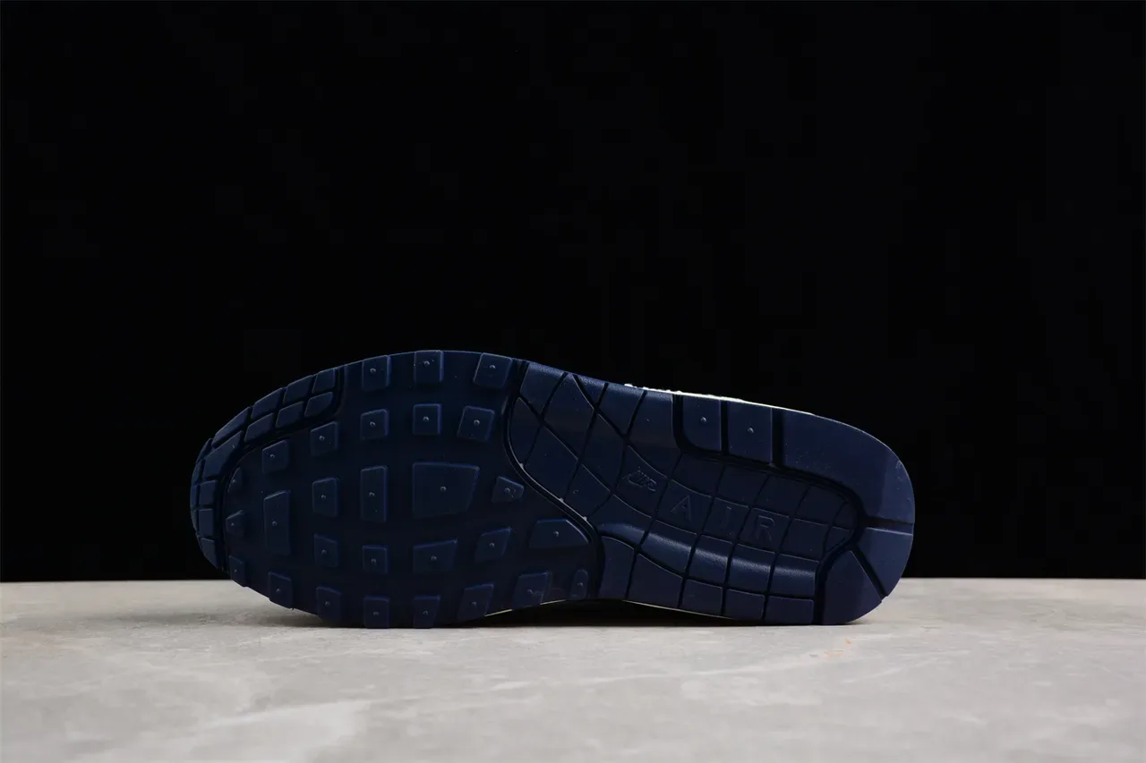 Nike Blue Navy Denim-Textile Upper Visible Air Cushioning Lifestyle Sneakers 13