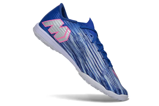 Nike Blue Pink Flyweave Upper Outsole Turf Soccer Shoes 2