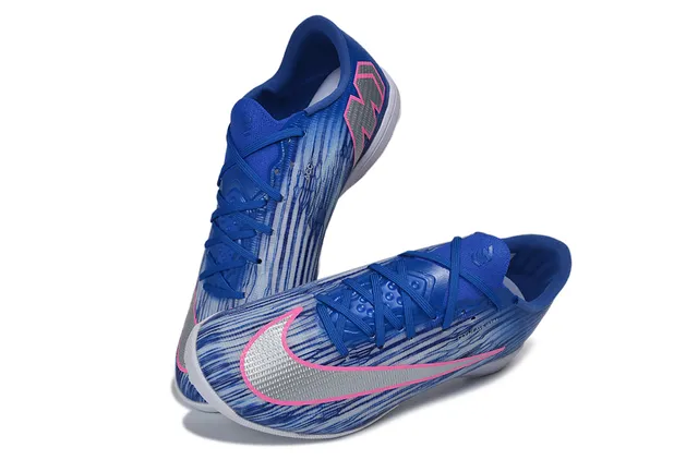 Nike Blue Pink Flyweave Upper Outsole Turf Soccer Shoes 7