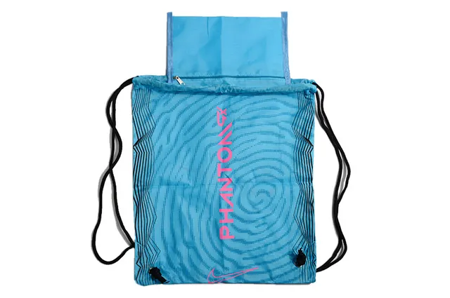 Nike Blue Pink Lightweight Synthetic Fabric Swirl-Patterned Texture Handbag 2