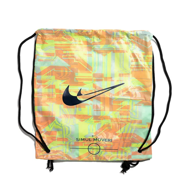 Nike Blue Pink Lightweight Synthetic Fabric Swirl-Patterned Texture Handbag 13
