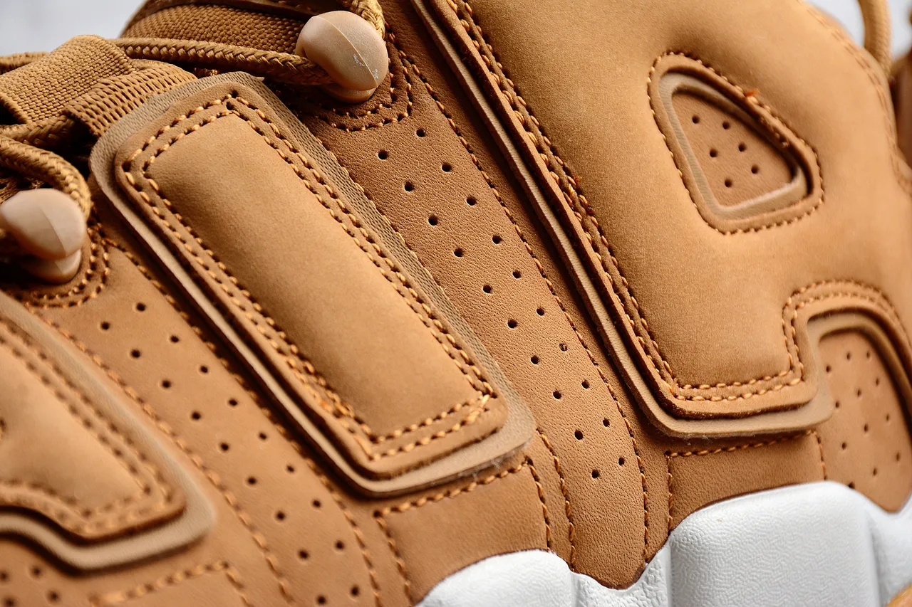 Nike Brown White High-Top Multi-Strap Upper Basketball Shoes 2