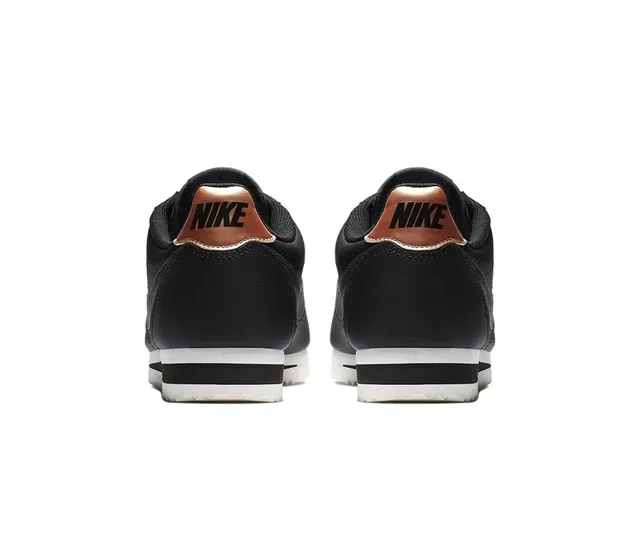 Nike Cortez Tênis Lifestyle Pretos e Ouro Rosa 20
