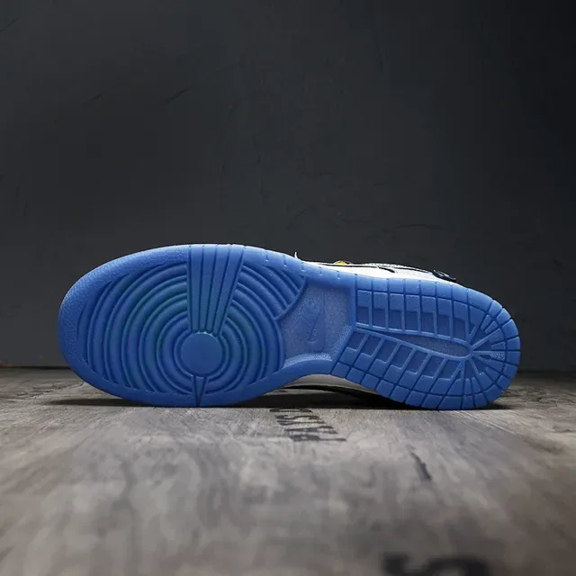 Nike Dunk Low Gris Vert Maille Grille Chaussures Lifestyle 5