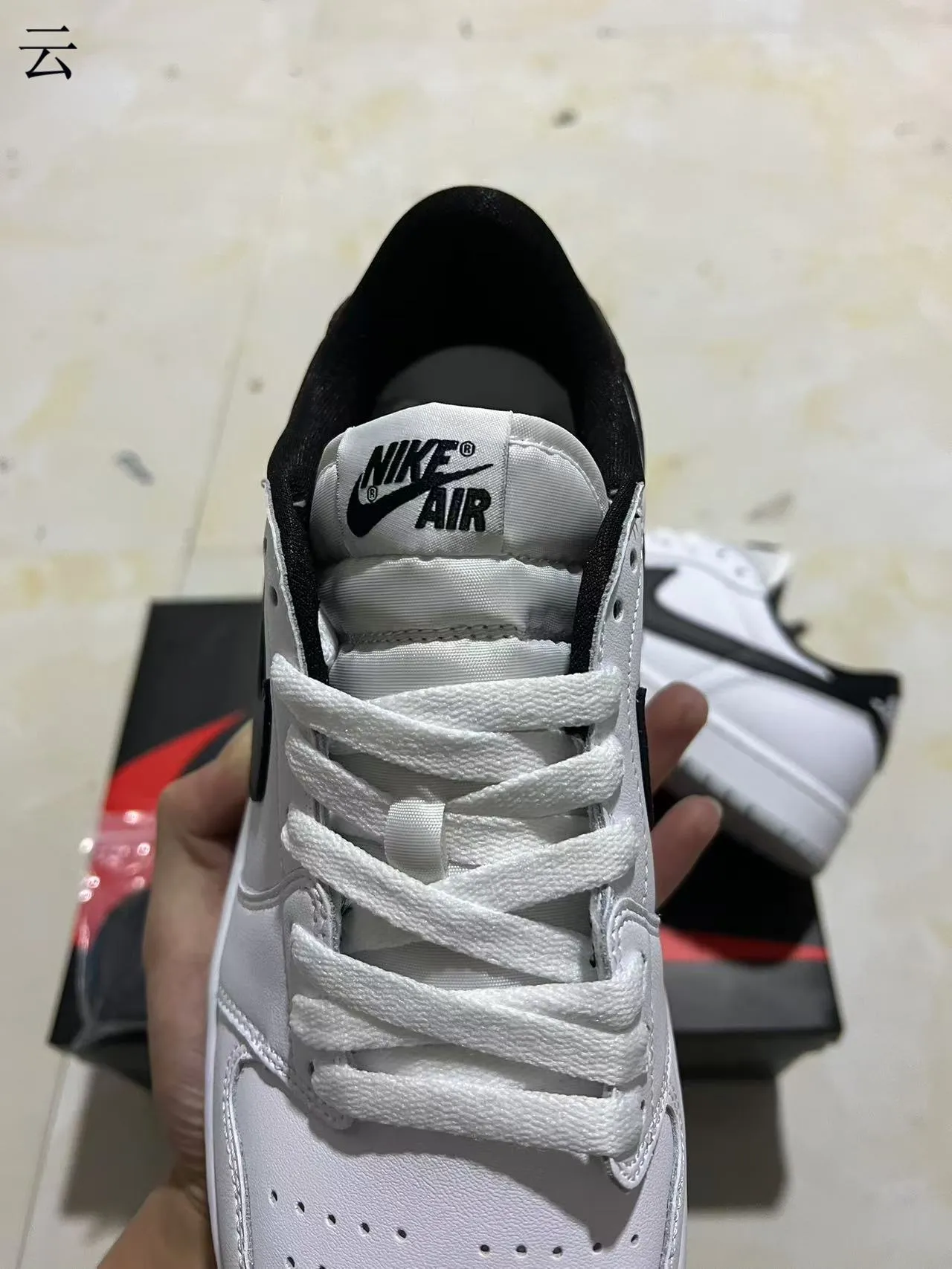 Nike Dunk Low White Black Lifestyle Sneakers 4