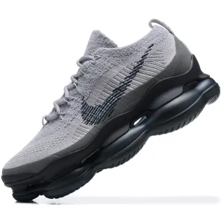 Nike أحذية رياضية نمط حياة رمادي أسود أعلى نسيجي وسط منحوت