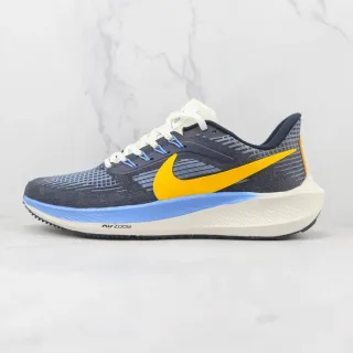 Nike cinza amarelo malha engenheirada parte superior contraforte assimétrico calcanhar tênis de corrida