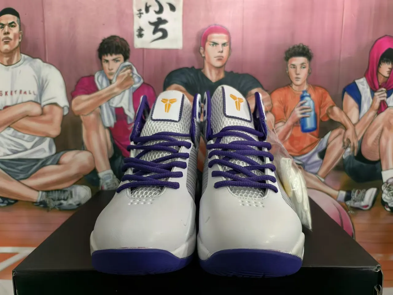 Nike Hyperdunk 2008 White Purple Yellow Basketball Shoes 4