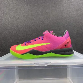 Nike Kobe 8 Gradient Pink Neon Green बास्केटबॉल जूते